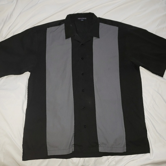 Port Authority Other - Port Authority 2XL black & gray bowler shirt
